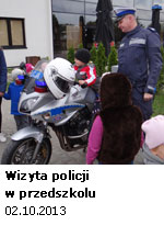 Wizyta policji w przedszkolu