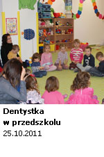 Pani dentystka w przedszkolu